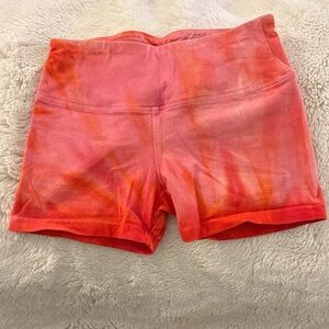 Hard Tail Red and Orange Booty Shorts